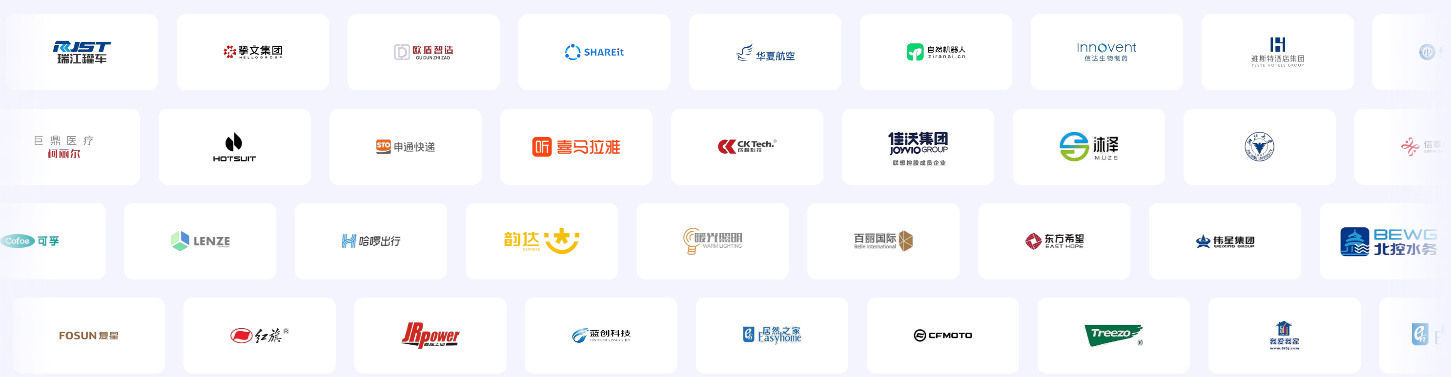 我们钉钉服务过的客户